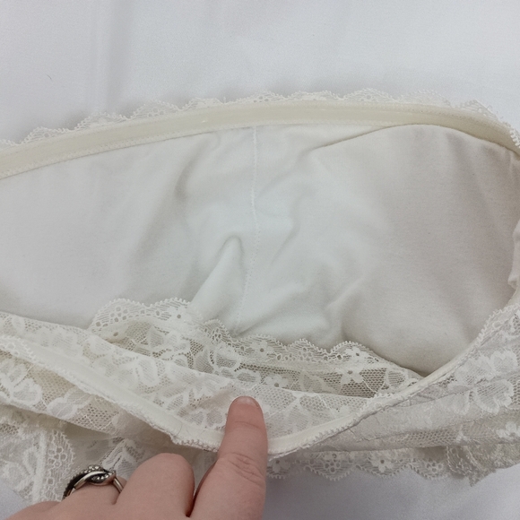 2 FOR $30 HOLLISTER White Lace Bandeau (#1,273) - Picture 3 of 8